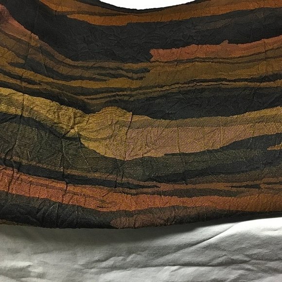 Retro Short Blazer/Shrug Camouflage Like Print Sz M - Picture 8 of 9